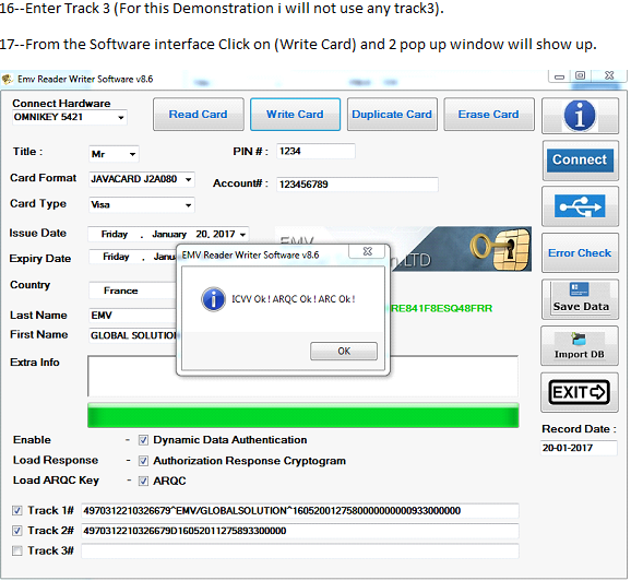 EMV Reader/Writer v8.6 ( EMV Software)